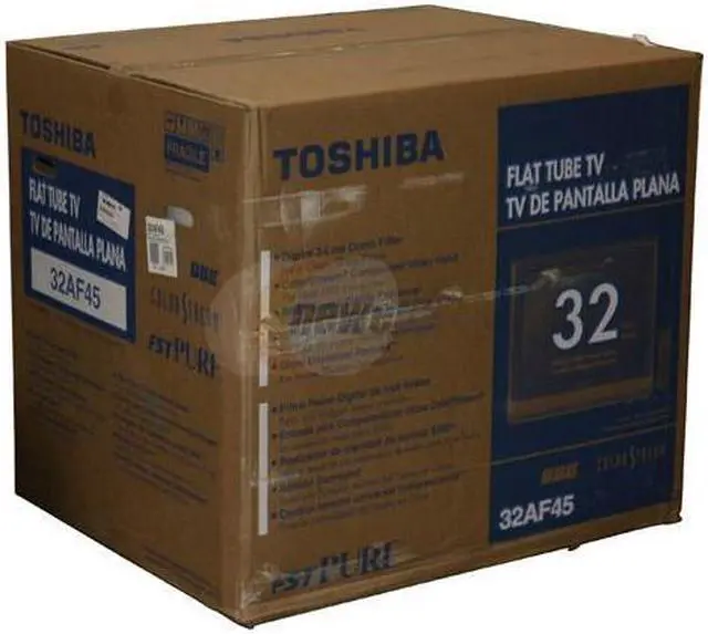 Alt view image 2 of 2 - TOSHIBA 32AF45 32" Aspect Ratio 4:3 Silver FST Pure Flat Tube Color Television