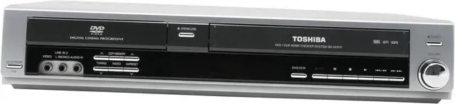 Alt view image 2 of 12 - TOSHIBA SD-V57HT 5.1CH 500W DVD/VHS Home Theater System