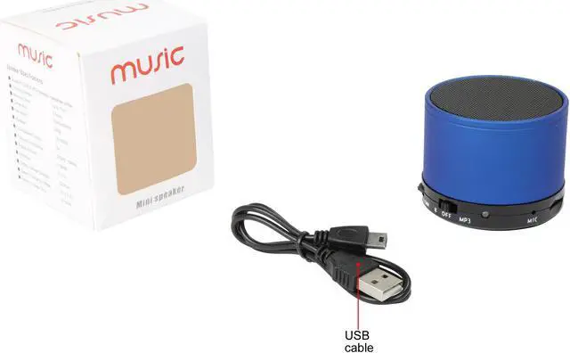 Alt view image 6 of 6 - Krazilla KZS1001 Blue Portable Speakers, Grade A, New Open Box