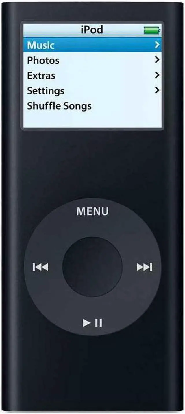 Alt view image 2 of 5 - Apple iPod nano (2nd Gen) 1.5" Black 8GB MP3 Player MA497LL/A