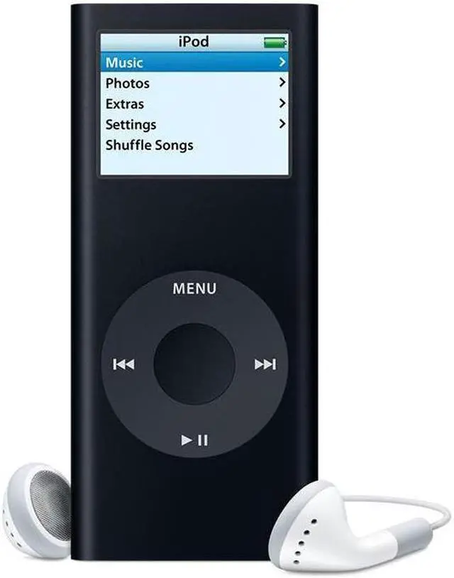 Main image of Apple iPod nano (2nd Gen) 1.5" Black 8GB MP3 Player MA497LL/A