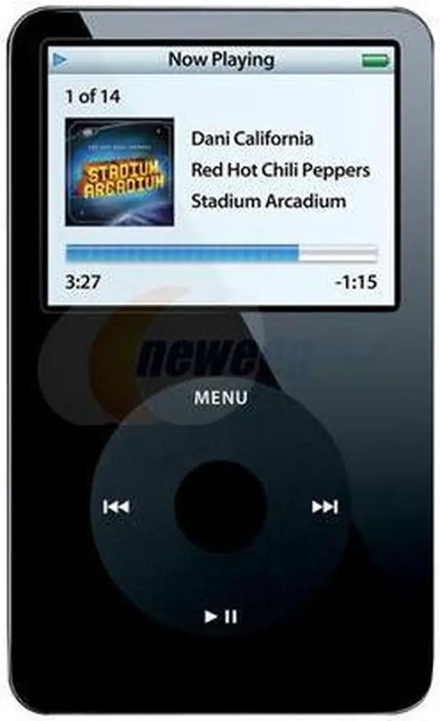 Alt view image 5 of 5 - Apple iPod video (Late 2006) 2.5" Black 30GB MP3 / MP4 Player MA446LL/A