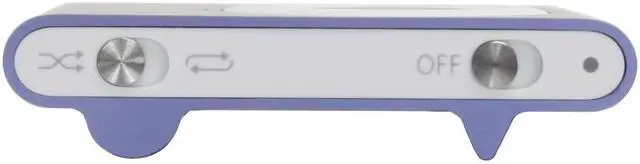 Alt view image 3 of 8 - Apple iPod shuffle (2nd Gen) Purple 1GB MP3 Player MB233LLA