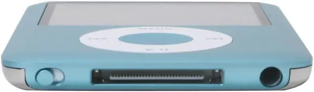 Alt view image 7 of 10 - Apple iPod nano (3rd Gen) 2.0" Blue 8GB MP3 / MP4 Player MB249LLA