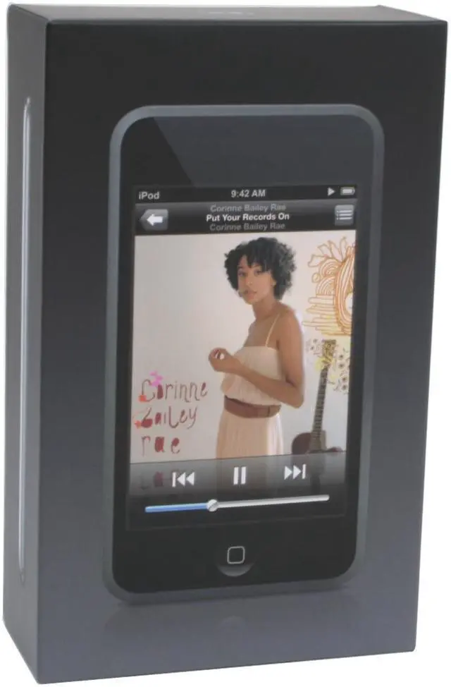 Alt view image 9 of 9 - Apple iPod touch (1st Gen) 3.5" Black 8GB MP3 / MP4 Player MA623LLA