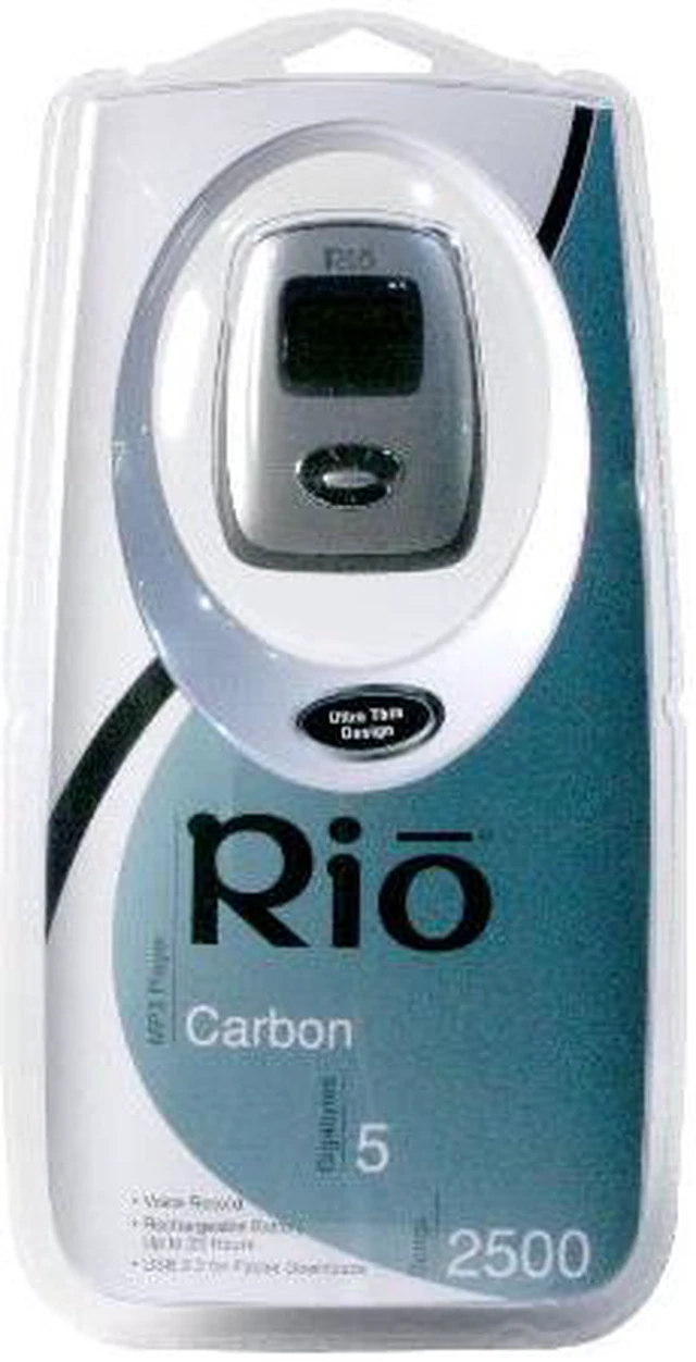 Reproductor Mp3 Rio Rio Silver 5GB MP3 Player Carbon - Newegg.com