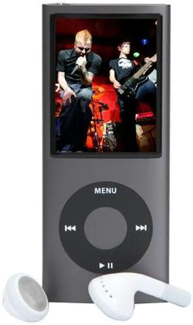 Alt view image 3 of 14 - Apple iPod nano (4th Gen) 2.0" Black 8GB MP3 / MP4 Player MB754LL/A