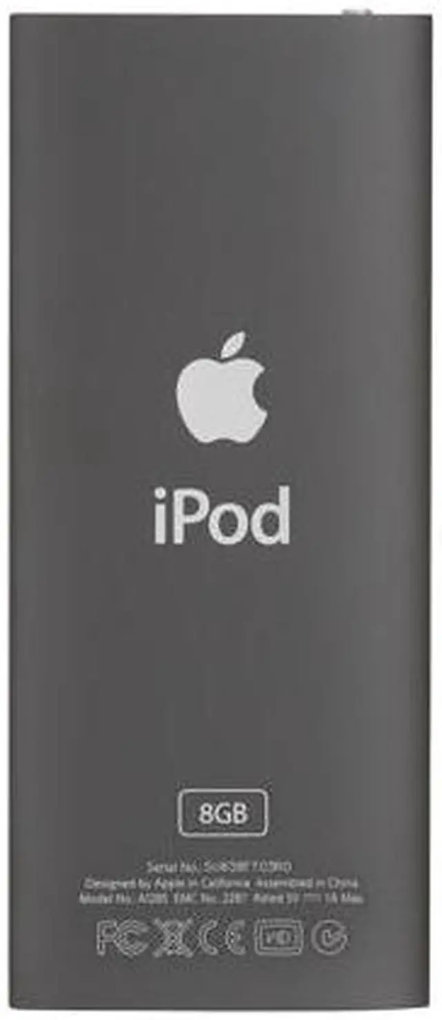 Alt view image 7 of 14 - Apple iPod nano (4th Gen) 2.0" Black 8GB MP3 / MP4 Player MB754LL/A