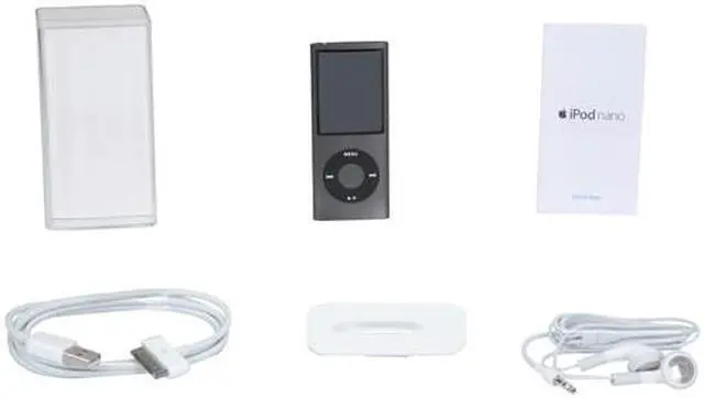 Alt view image 14 of 14 - Apple iPod nano (4th Gen) 2.0" Black 8GB MP3 / MP4 Player MB754LL/A