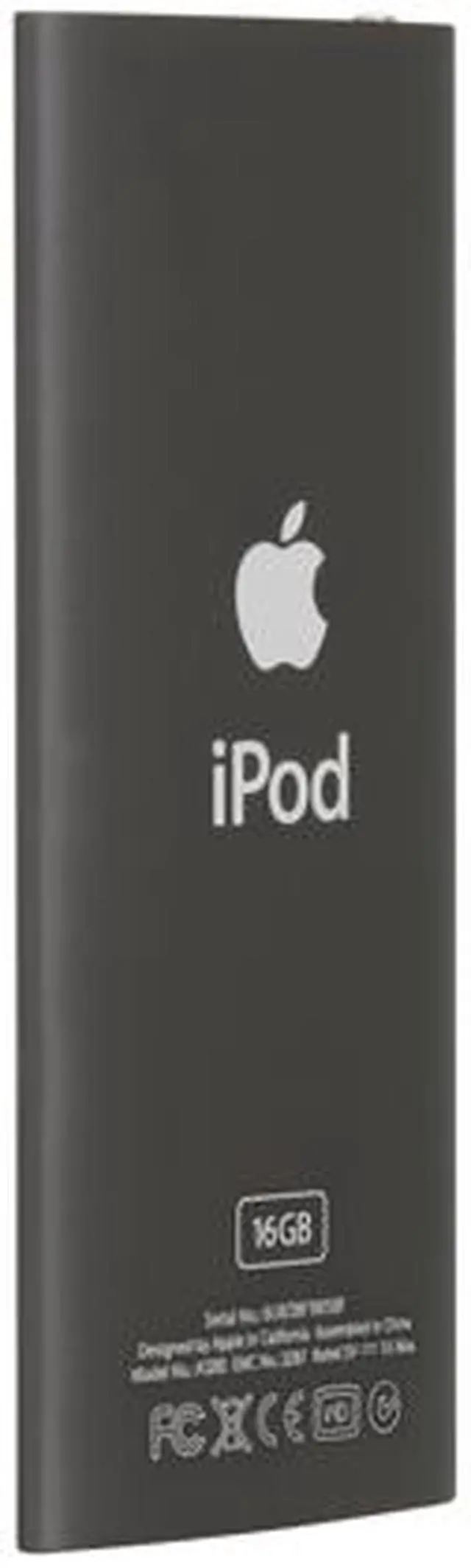 Alt view image 6 of 14 - Apple iPod nano (4th Gen) 2.0" Black 16GB MP3 / MP4 Player MB918LL/A