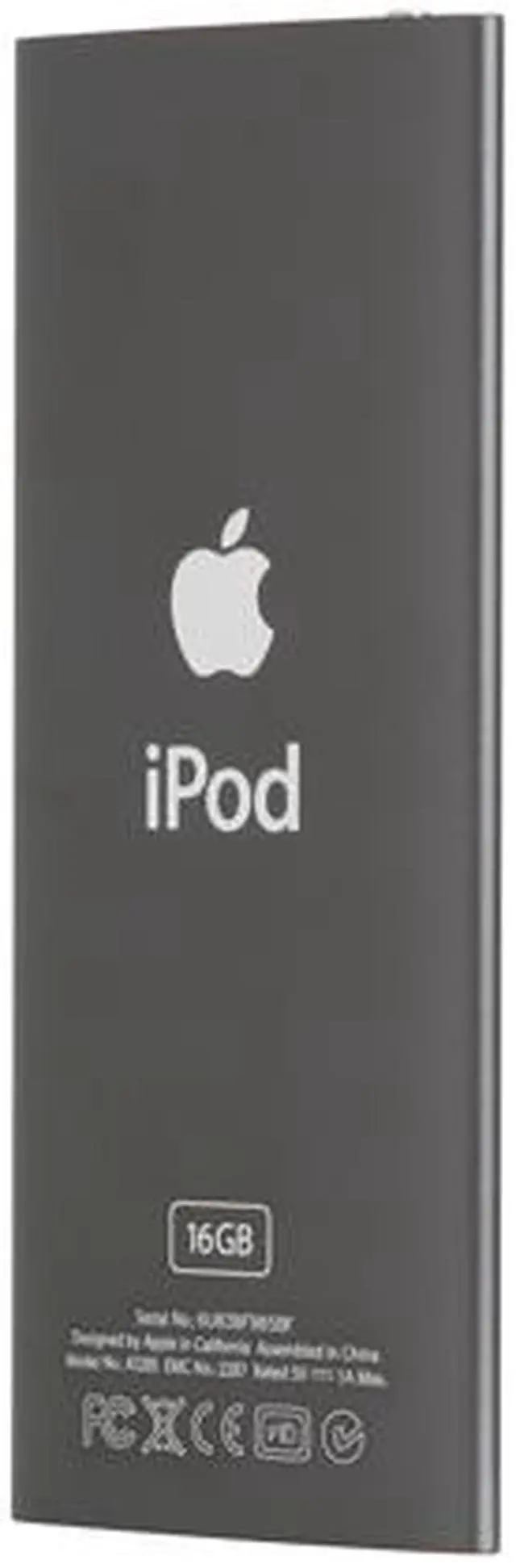 Alt view image 8 of 14 - Apple iPod nano (4th Gen) 2.0" Black 16GB MP3 / MP4 Player MB918LL/A