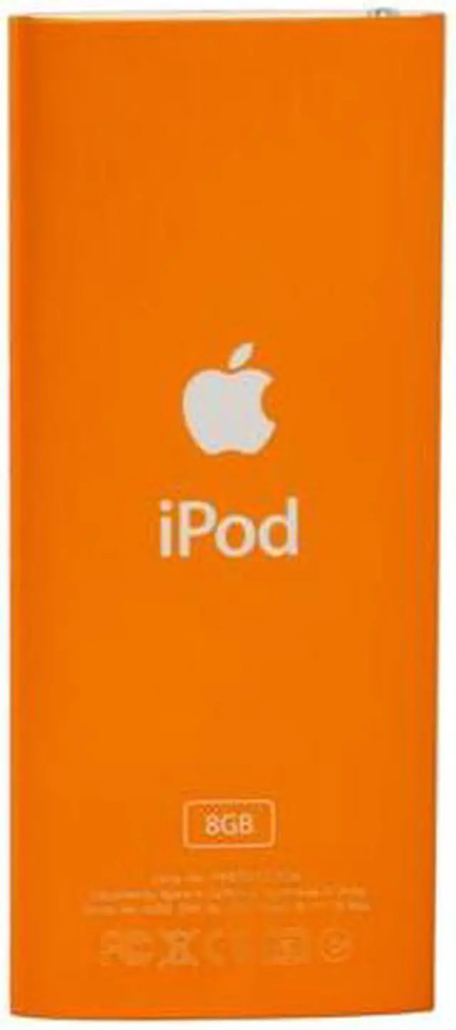 Alt view image 4 of 11 - Apple iPod nano (4th Gen) 2.0" Orange 8GB MP3 / MP4 Player MB742LL/A