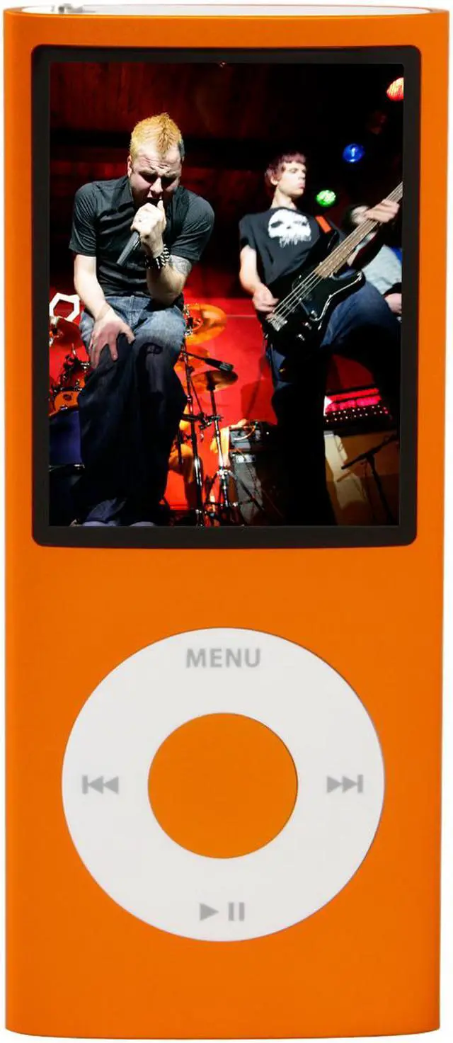 Alt view image 6 of 11 - Apple iPod nano (4th Gen) 2.0" Orange 8GB MP3 / MP4 Player MB742LL/A