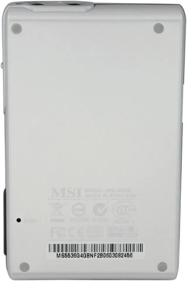 Alt view image 6 of 10 - MSI Gray 4GB MP3 Player MEGA Player 536