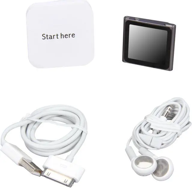 Alt view image 7 of 8 - Apple iPod nano (6th Generation) 1.54" Graphite 8GB MP3 Player MC688LL/A-R