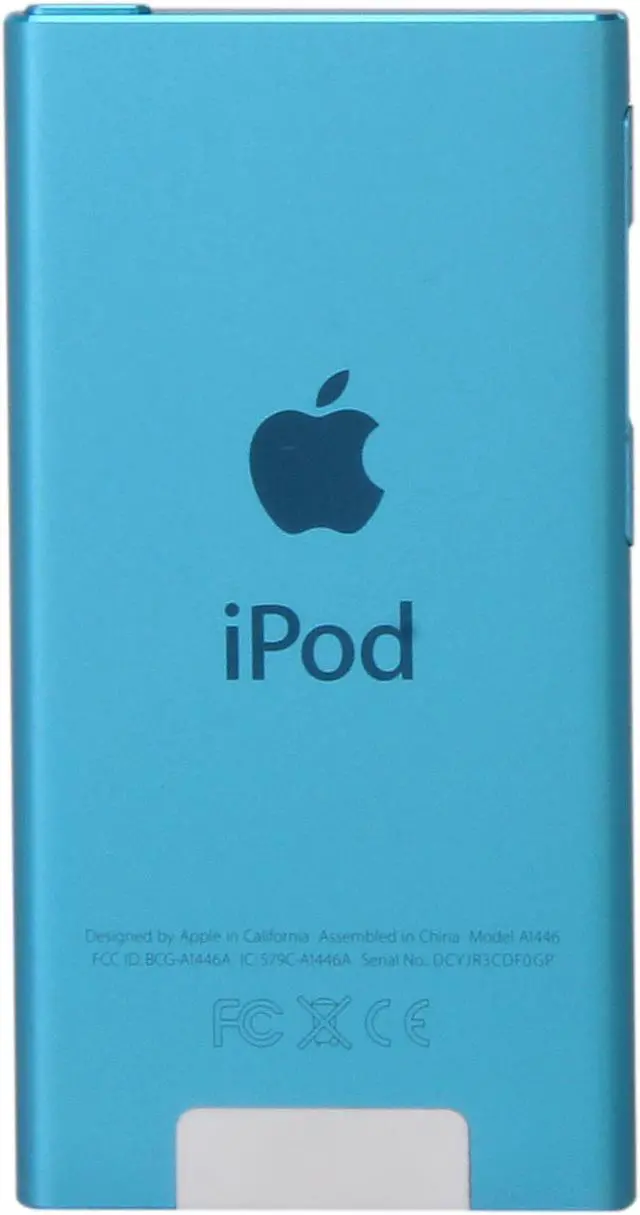 Alt view image 5 of 9 - Apple iPod nano (7th Gen) 2.5" Blue 16GB MP3 Player MD477LL/A