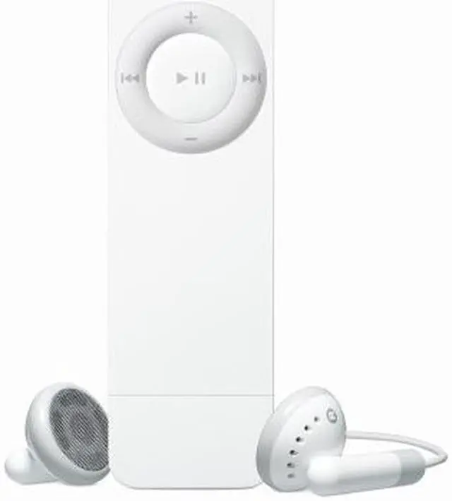 Alt view image 2 of 5 - Apple iPod shuffle (1st Gen) White 1GB MP3 Player M9725LL/A