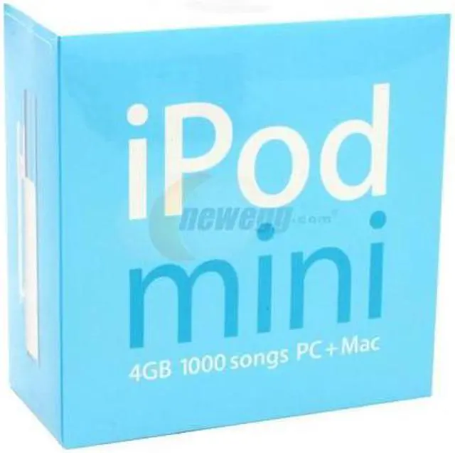 Alt view image 3 of 3 - Apple iPod mini (2nd Gen) 1.67" Blue 4GB MP3 Player M9802LL/A
