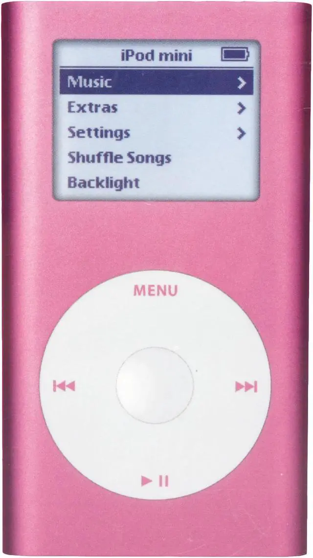 Main image of Apple iPod mini (2nd Gen) 1.67" Pink 4GB MP3 Player M9804LL/A