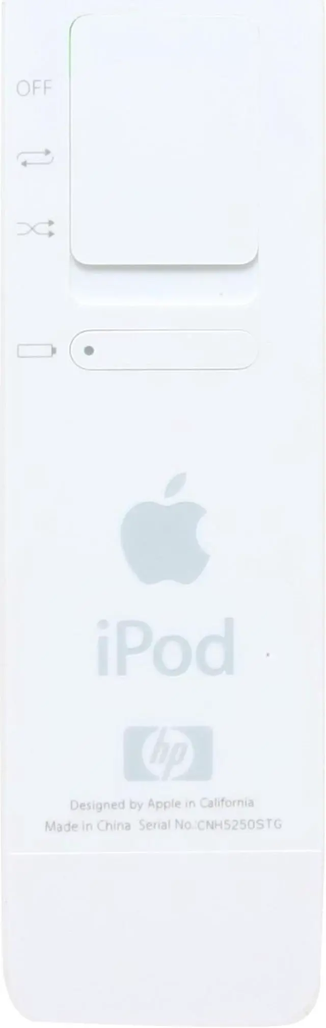 Alt view image 3 of 7 - Hewlett-Packard iPod shuffle (1st Gen) White 512MB MP3 Player