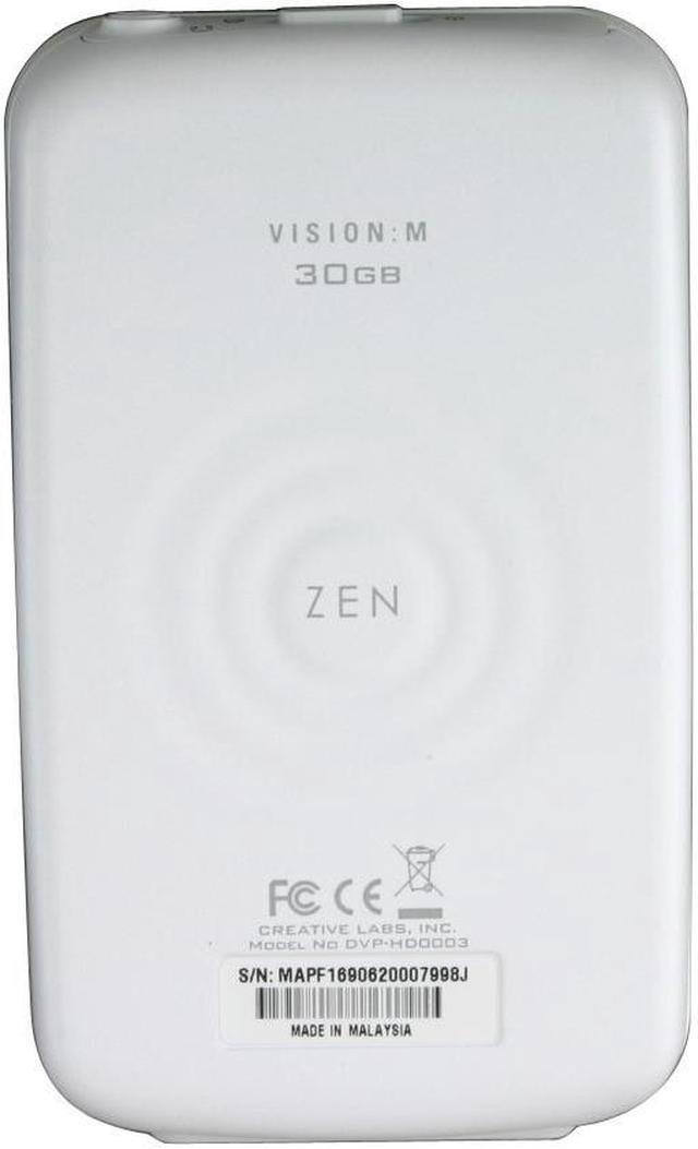 Alt view image 4 of 10 - Creative ZEN Vision M 2.5" Green 30GB MP3 / MP4 Player