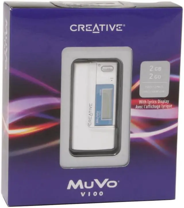 Alt view image 9 of 9 - Creative MuVo White 2GB MP3 Player V 100