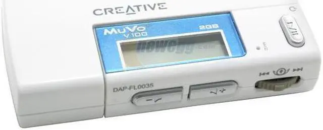 Alt view image 2 of 9 - Creative MuVo White 2GB MP3 Player V 100