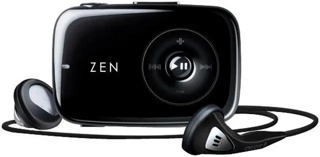 Main image of Creative ZEN STONE Black 1GB MP3 Player