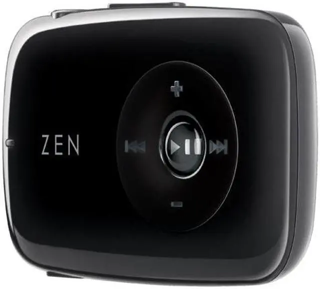 Alt view image 3 of 5 - Creative ZEN STONE Black 1GB MP3 Player