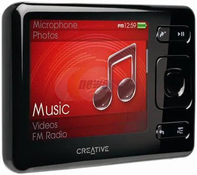 Alt view image 3 of 4 - Creative ZEN 2.5" Black 16GB MP3 / MP4 Player