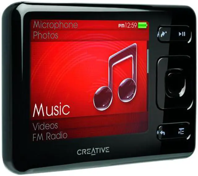 Alt view image 3 of 8 - Creative ZEN 2.5" Black 32GB MP3 / MP4 Player