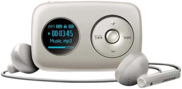 Alt view image 6 of 6 - Creative 70PF233009001 Zen Stone Plus 2GB MP3 Player with FM Radio and Speaker
