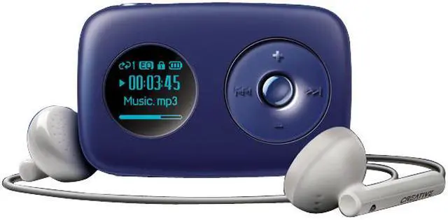 Alt view image 6 of 7 - Creative 70PF233009221 Zen Stone Plus 2GB MP3 Player with FM Radio and Speaker