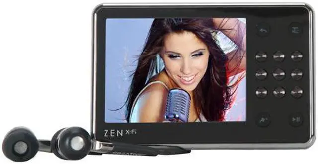 Main image of Creative ZEN X-Fi 2.5" Black 16GB MP3 / MP4 Player With Wireless LAN