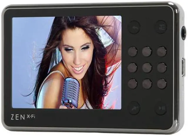 Alt view image 3 of 12 - Creative ZEN X-Fi 2.5" Black 16GB MP3 / MP4 Player With Wireless LAN