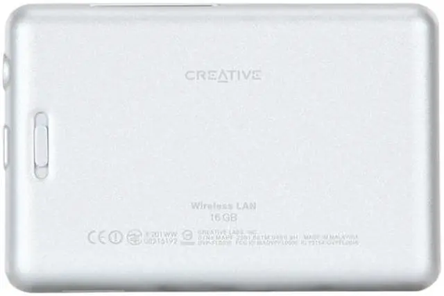 Alt view image 6 of 12 - Creative ZEN X-Fi 2.5" Black 16GB MP3 / MP4 Player With Wireless LAN