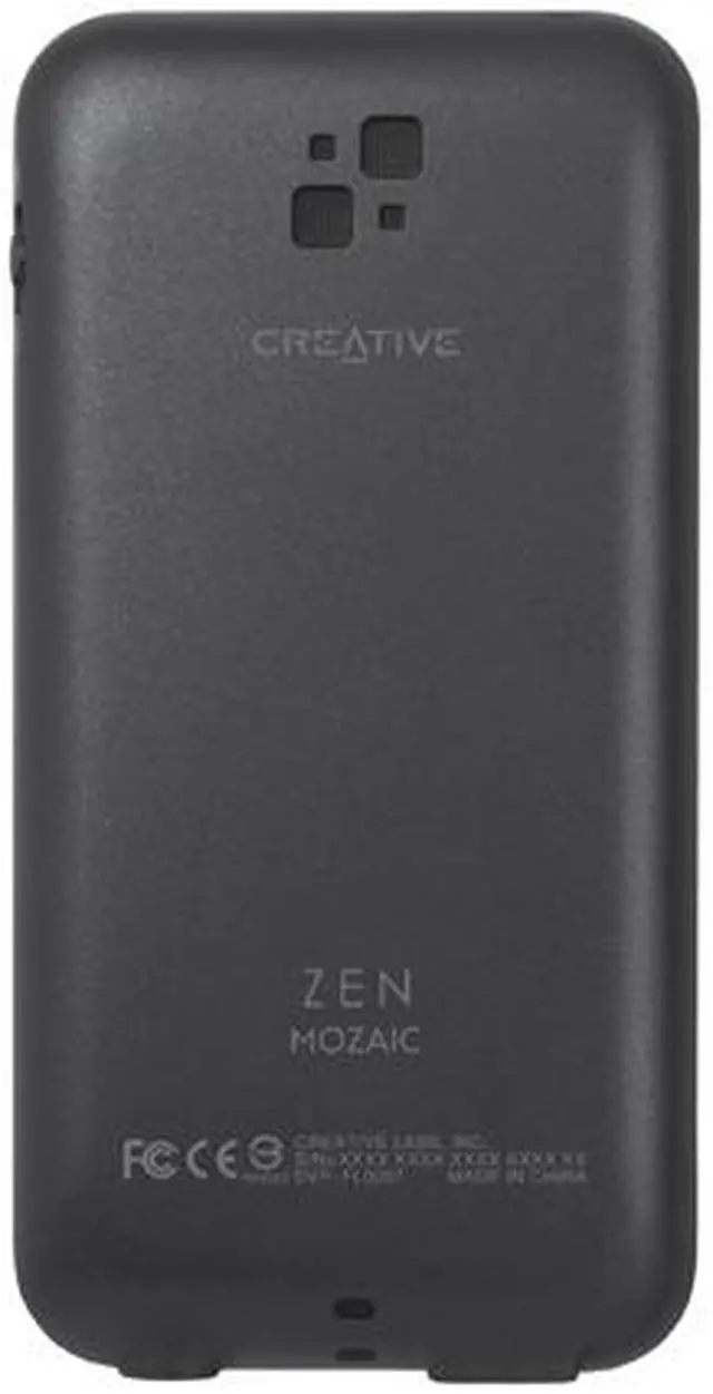 Alt view image 6 of 12 - Creative ZEN Mozaic 1.8" Black 4GB MP3 / MP4 Player