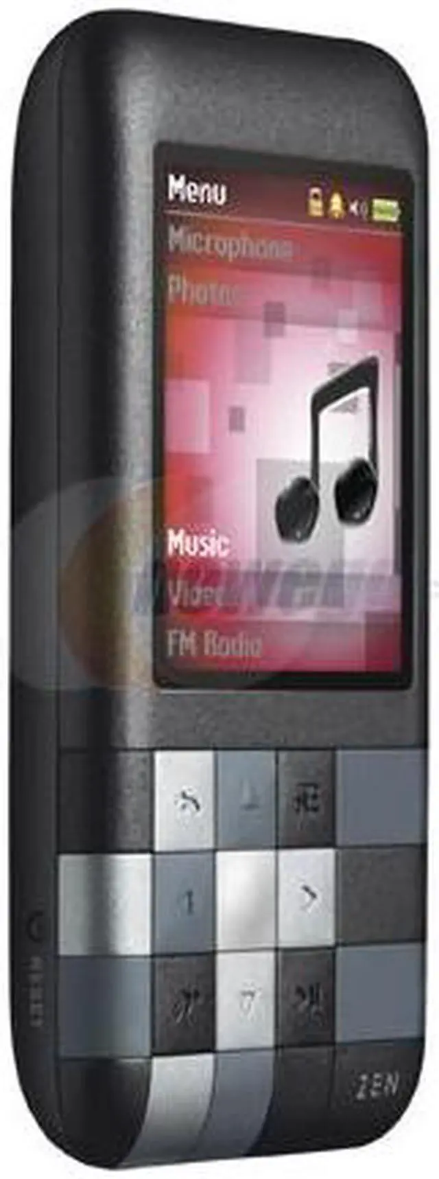 Alt view image 3 of 12 - Creative ZEN Mozaic 1.8" Black 4GB MP3 / MP4 Player