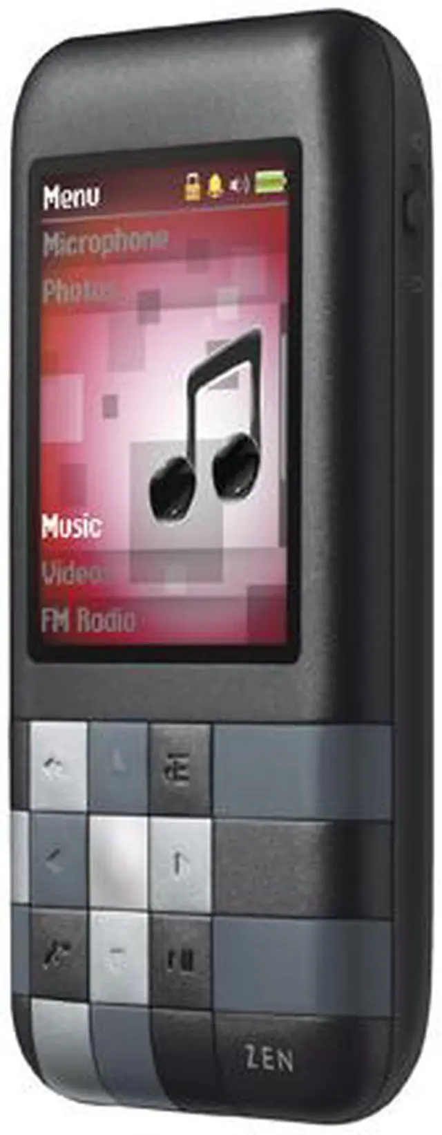 Alt view image 2 of 12 - Creative ZEN Mozaic 1.8" Black 4GB MP3 / MP4 Player