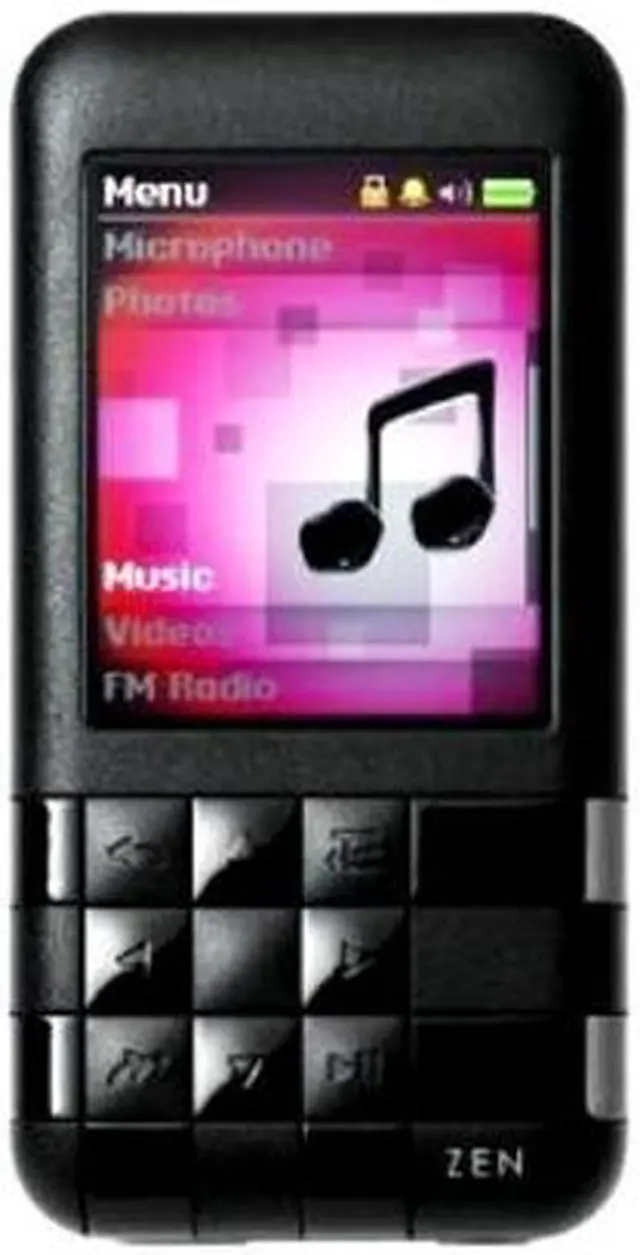 Alt view image 2 of 2 - Creative ZEN Mozaic EZ300 1.8" Black 8GB MP3 / MP4 Player