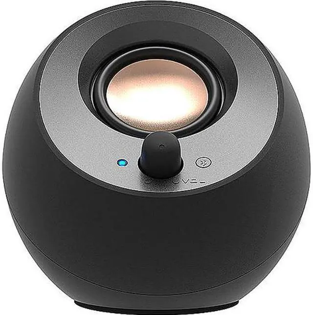 Alt view image 3 of 7 - Creative Pebble V3 2.0 Bluetooth Speaker System - 8 W RMS - Black - Desktop - 100 Hz to 17 kHz - USB