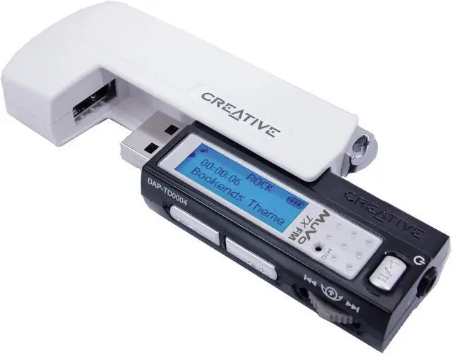 Alt view image 2 of 4 - Creative Black/White 256MB MP3 Player 73PD051100000