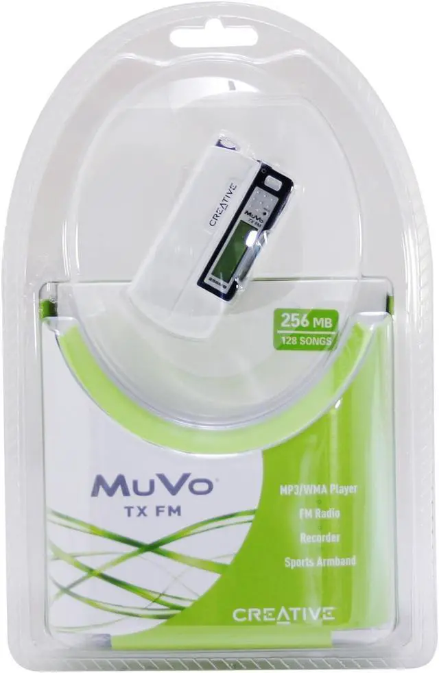 Alt view image 3 of 4 - Creative Black/White 256MB MP3 Player 73PD051100000