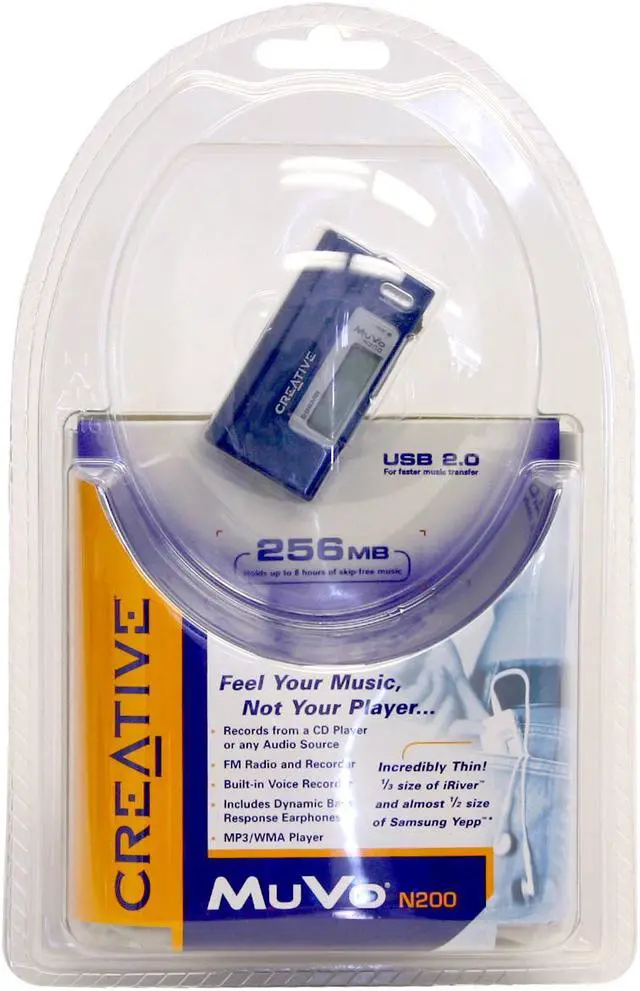 Main image of Creative Dark Blue & White 256MB MP3 Player 70PF121100010