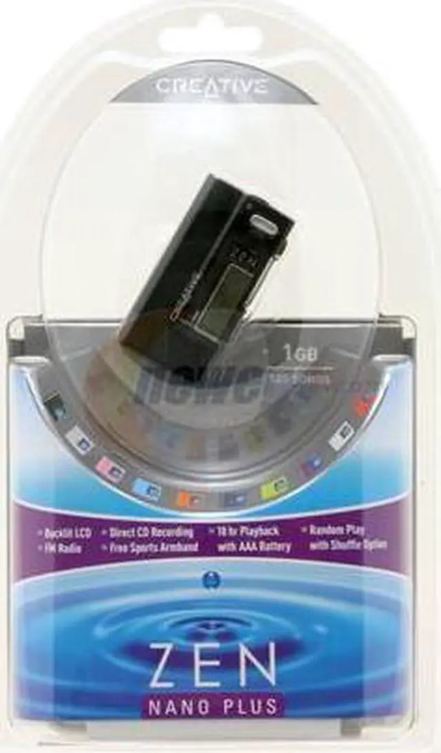 Alt view image 3 of 4 - Creative ZEN Nano Plus Black 1GB MP3 Player