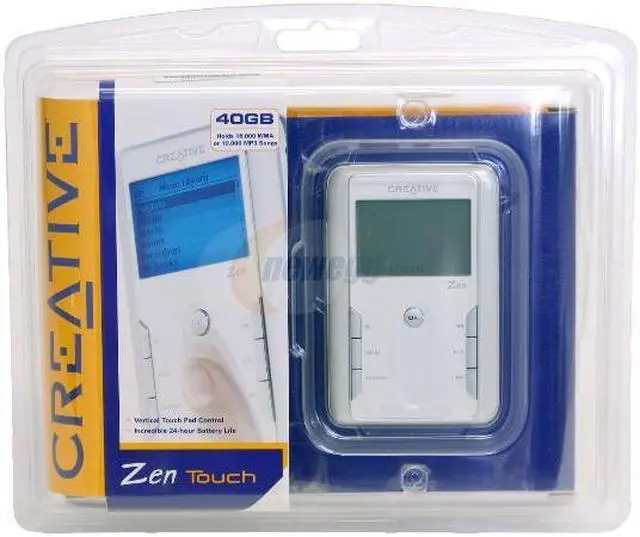 Alt view image 2 of 4 - Creative White 40GB MP3 Player 70PF131000010