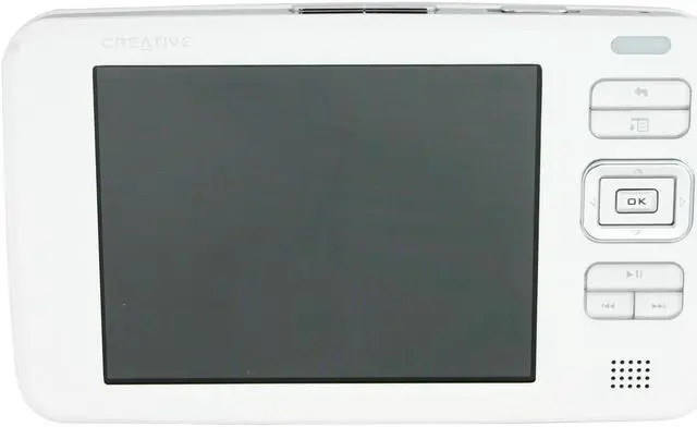 Alt view image 3 of 11 - Creative ZEN Vision 3.7" White 30GB MP3 / MP4 Player