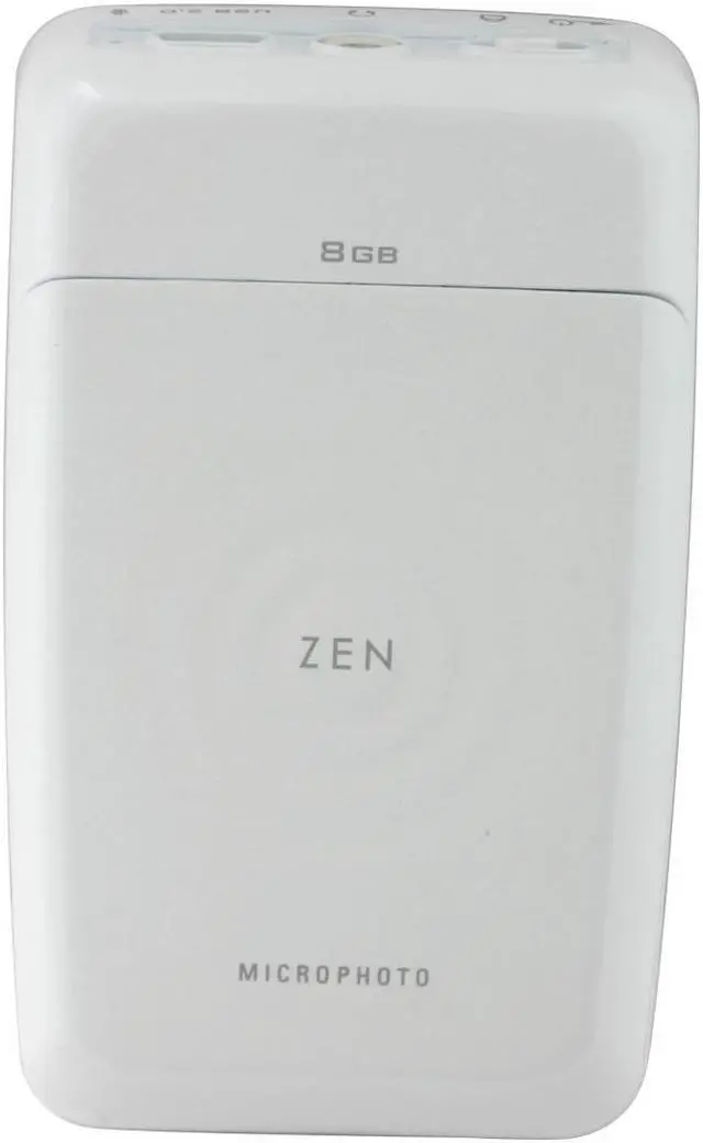 Alt view image 6 of 9 - Creative ZEN Microphoto Black 8GB MP3 Player