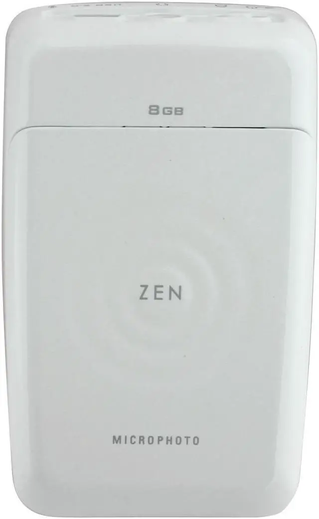 Alt view image 6 of 10 - Creative ZEN Microphoto Pink 8GB MP3 Player