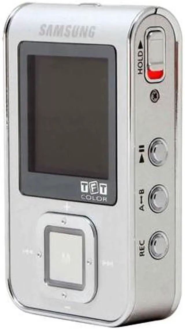 Alt view image 2 of 10 - SAMSUNG 1.2" Silver 1GB MP3 Player YP-T7JZ